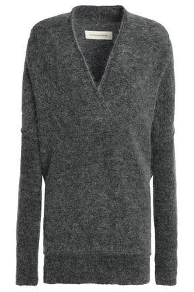 Shop By Malene Birger Zonia Knitted Sweater In Anthracite