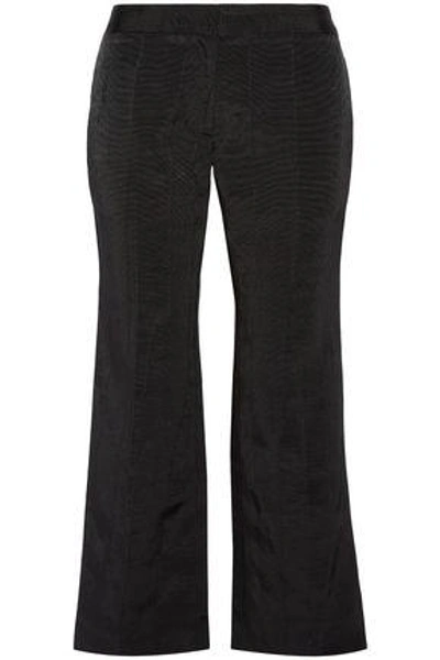 Shop Protagonist Woman Cropped Faille Bootcut Pants Black