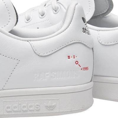 Shop Adidas Originals Adidas X Raf Simons Stan Smith In White