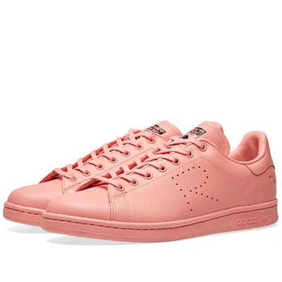 Adidas Originals Adidas By Raf Simons Pink X Raf Simons Stan Smith Leather  Sneakers | ModeSens