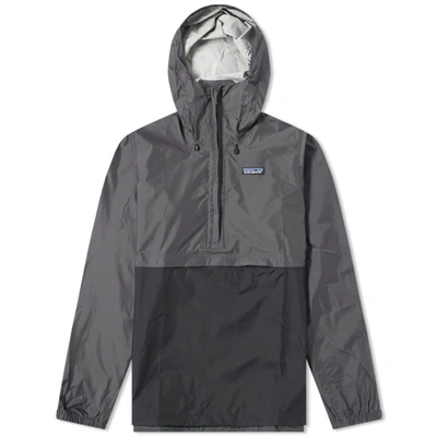 Shop Patagonia Torrentshell Pullover Jacket In Grey