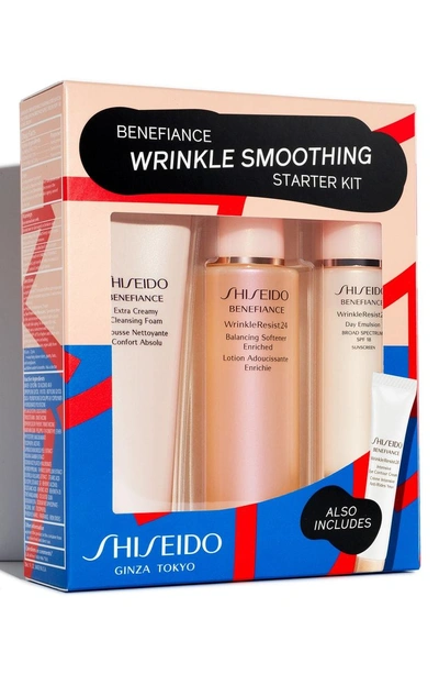 Shop Shiseido Benefiance Wrinkle Smoothing Starter Kit