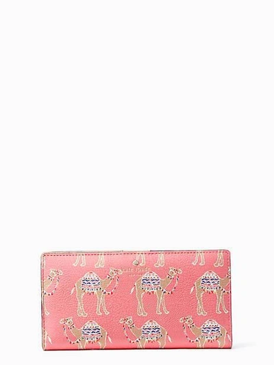Shop Kate Spade Spice Things Up Camel March Stacy In Pink Multi