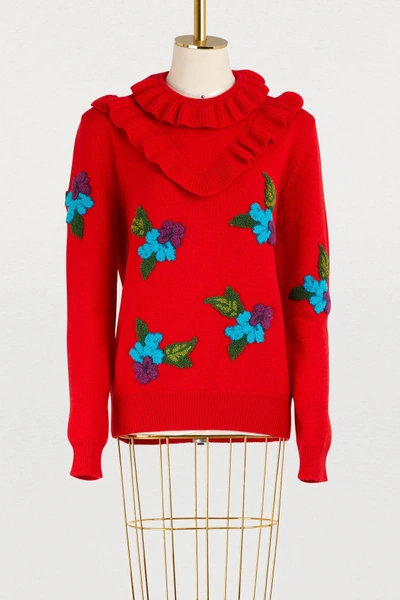 Shop Vivetta Casaro Sweater In Red