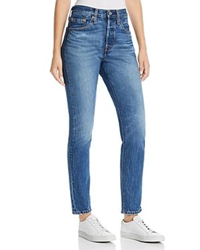 Shop Levi's 501 Straight Jeans In Chill Pill