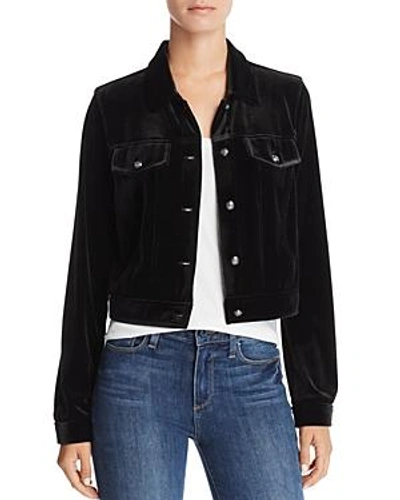 Shop Aqua Velvet Jacket - 100% Exclusive In Black