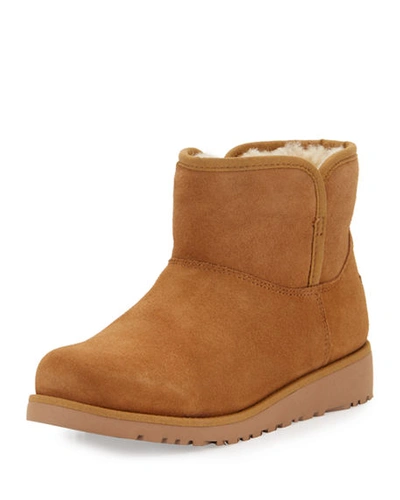Shop Ugg Katalina Short Suede Boots, Kid Sizes 13t-4y In Chestnut