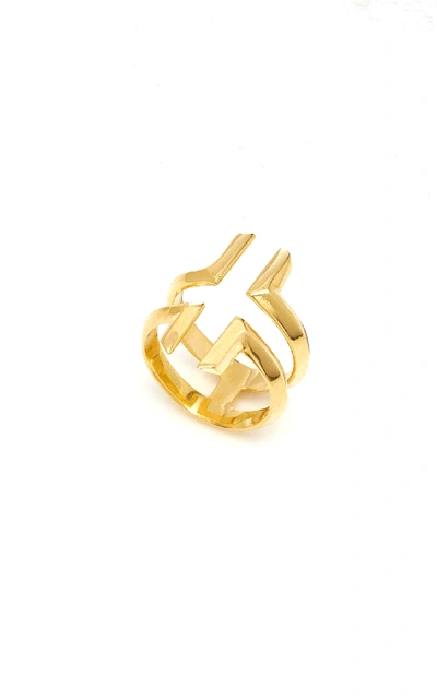 Shop Ralph Masri 18k Gold Double Ring