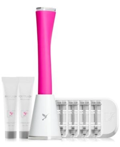 Shop Dermaflash 2.0 Luxe Facial Exfoliating Device 5 Pc. Set In Hot Pink