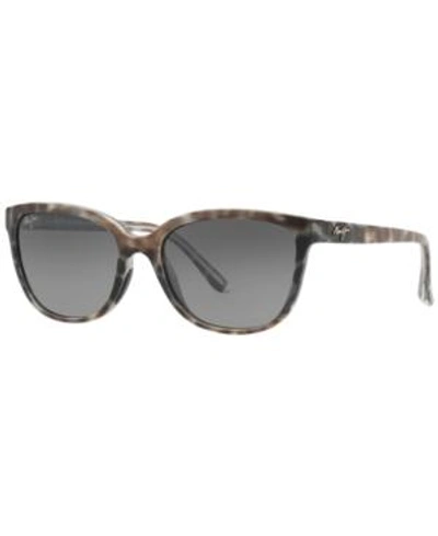 Shop Maui Jim Sunglasses, 758 Honi 55 In Grey Tortoise/grey Polar