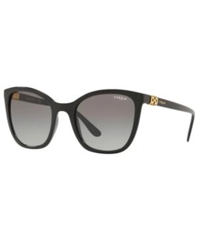 Shop Vogue Sunglasses, Vo5243sb 53 In Black / Grey Gradient