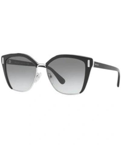 Shop Prada Sunglasses, Pr 56ts In Black/grey Gradient