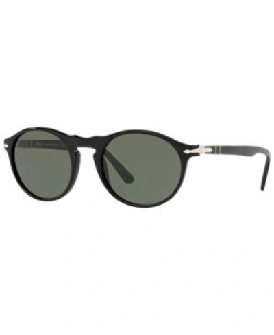 Shop Persol Sunglasses, Po3204s 51 In Black / Green
