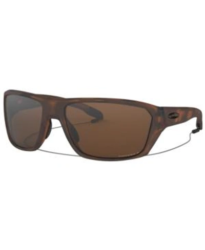 Shop Oakley Polarized Sunglasses, Oo9416 64 Split Shot In Matte Brown Tortoise / Prizm Tungsten Polarized