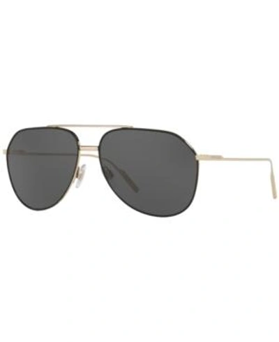 Shop Dolce & Gabbana Sunglasses, Dg2166 In Black/grey