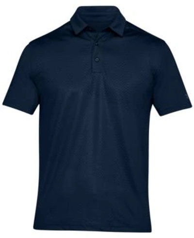 Shop Under Armour Men's Printed Polo In Academy
