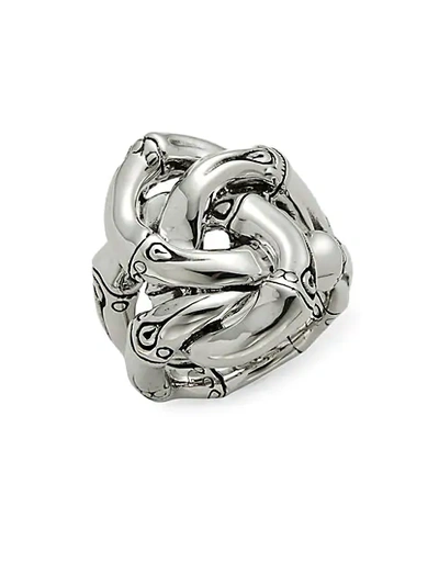 Shop John Hardy Bamboo Sterling Silver Knot Ring