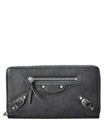 balenciaga classic continental zip around wallet