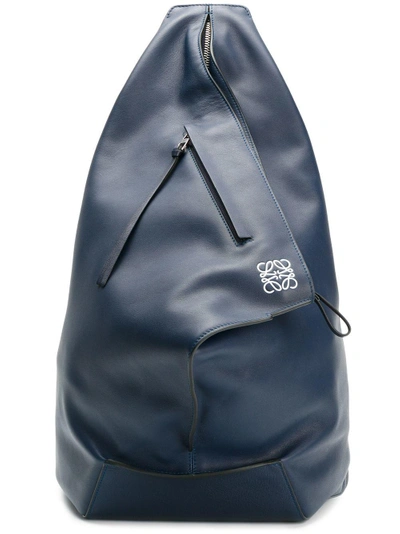 Shop Loewe 'anton' Backpack - Blue