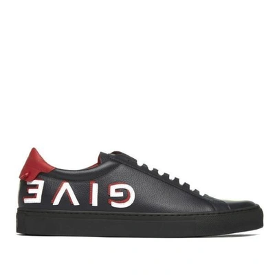 Shop Givenchy Urban Street Low Top Sneakers In Navy