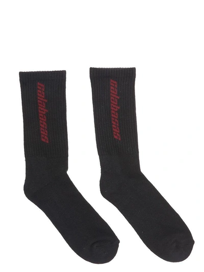 Shop Yeezy Calabasas Socks In Black