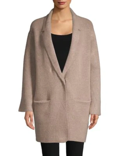 Shop John & Jenn Oversize Sweater Coat In Tan