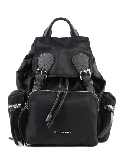 Shop Burberry Medium Rucksack Backpack In Black