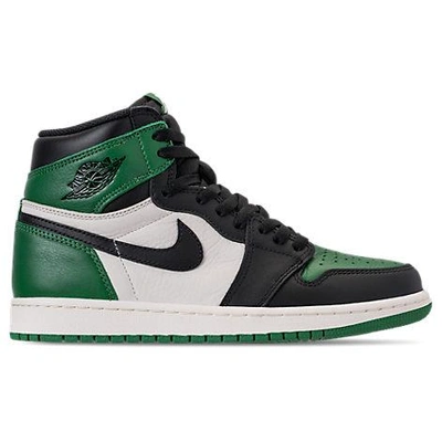 Shop Nike Men's Air Jordan 1 Retro High Og Basketball Shoes, Green