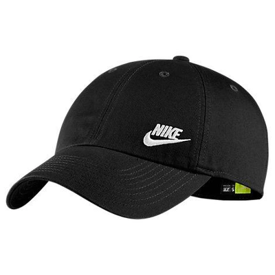 Shop Nike Sportswear Heritage86 Adjustable Back Hat In Black
