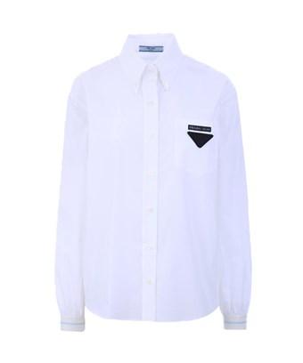 P473ch5af0009 White Cotton Shirt | ModeSens