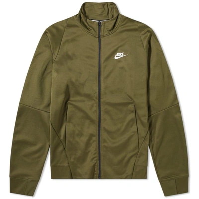 Shop Nike N98 Tribute Jacket In Green