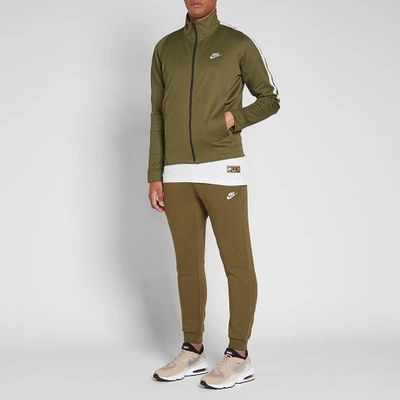 Shop Nike N98 Tribute Jacket In Green