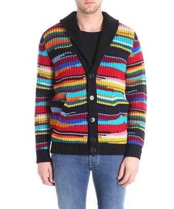 men's multicolor cardigan