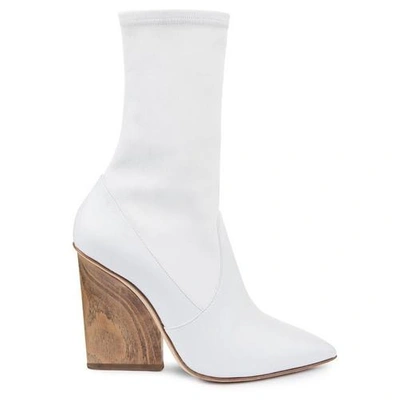 Shop Nora Aÿtch Chiara Sock Boots In White