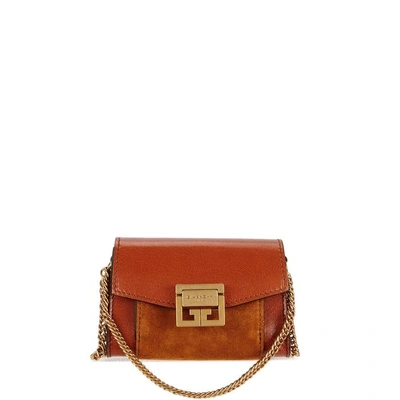 Givenchy Gv3 Nano Brown Leather Belt Bag In Tan | ModeSens
