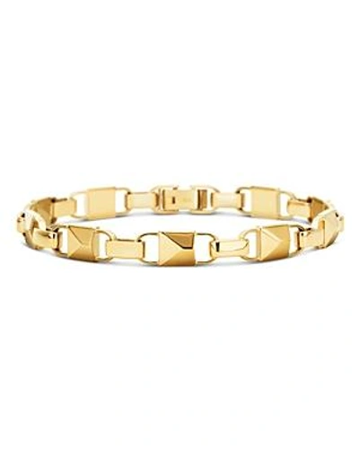 Shop Michael Kors Mercer Link 14k Gold-plated Sterling Silver Bracelet