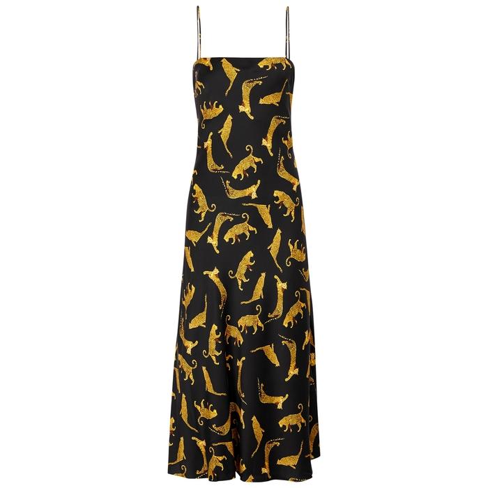 bec and bridge cheetah dress