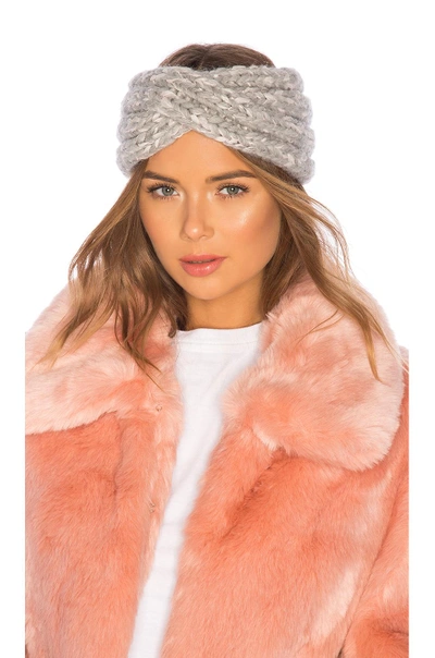 Shop Eugenia Kim Lula Headband In Gray. In Light Gray & Pale Pink