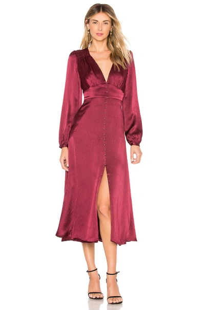 Shop Auteur Jada Dress In Wine.