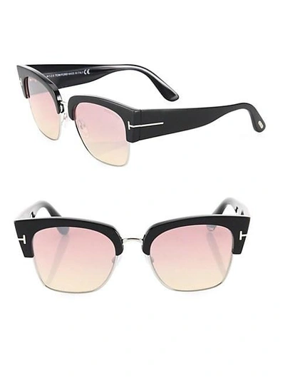 Shop Tom Ford Dakota 55mm Soft Square Sunglasses In Black