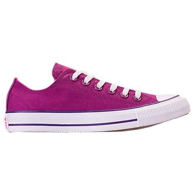 Shop Converse Women's Chuck Taylor All Star Seasonal Low Top Casual Shoes, Pink
