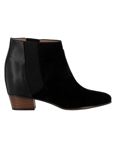 Shop Golden Goose Black Suede/leather Ankle Boots