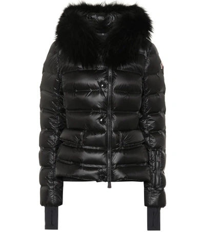Moncler Grenoble Armotech Fur-trimmed Down Jacket In Black | ModeSens