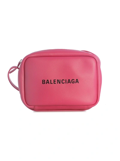 Balenciaga Everyday Shoulder Bag In Rose Indien Noir | ModeSens