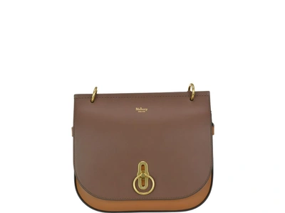 Shop Mulberry Amberley Satchel In Brown