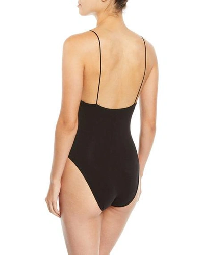 Shop Skin Supernatural Narcissa Slimming Bodysuit In Black