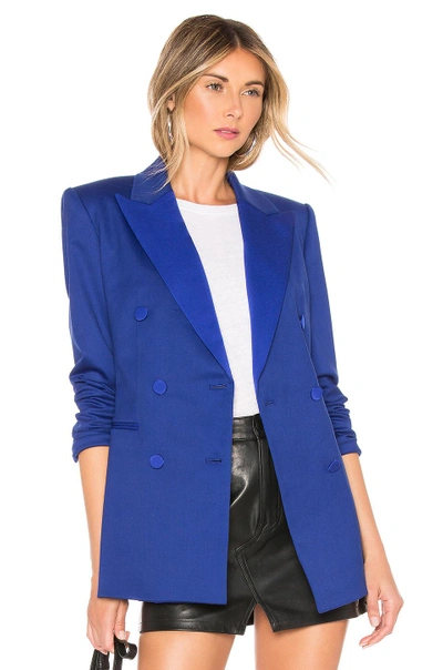 Shop Theory Tuxedo Blazer In Blue. In Cosmic Blue