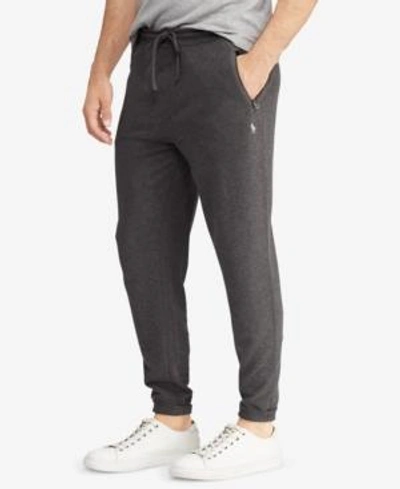 Shop Polo Ralph Lauren Men's Big & Tall Double-knit Jogger Pants In Windsor Heather