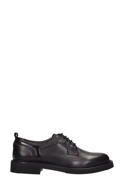 Shop Bruno Bordese Black Leather Laces