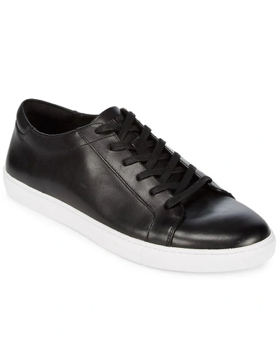 Shop Kenneth Cole Kam Leather Low Top Sneaker In Nocolor